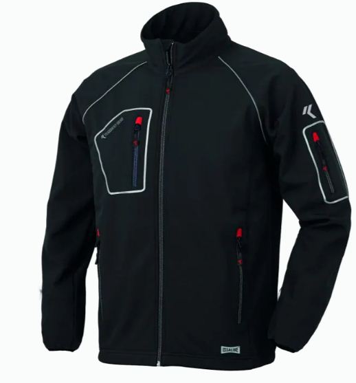 Just Jacket In Softshell Black