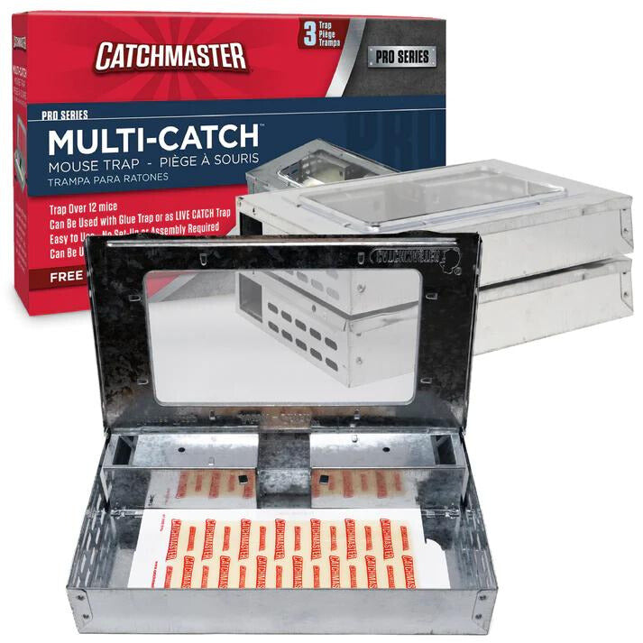 MULTICATCH GLUE TRAP BOX GALVANIZED 606MC