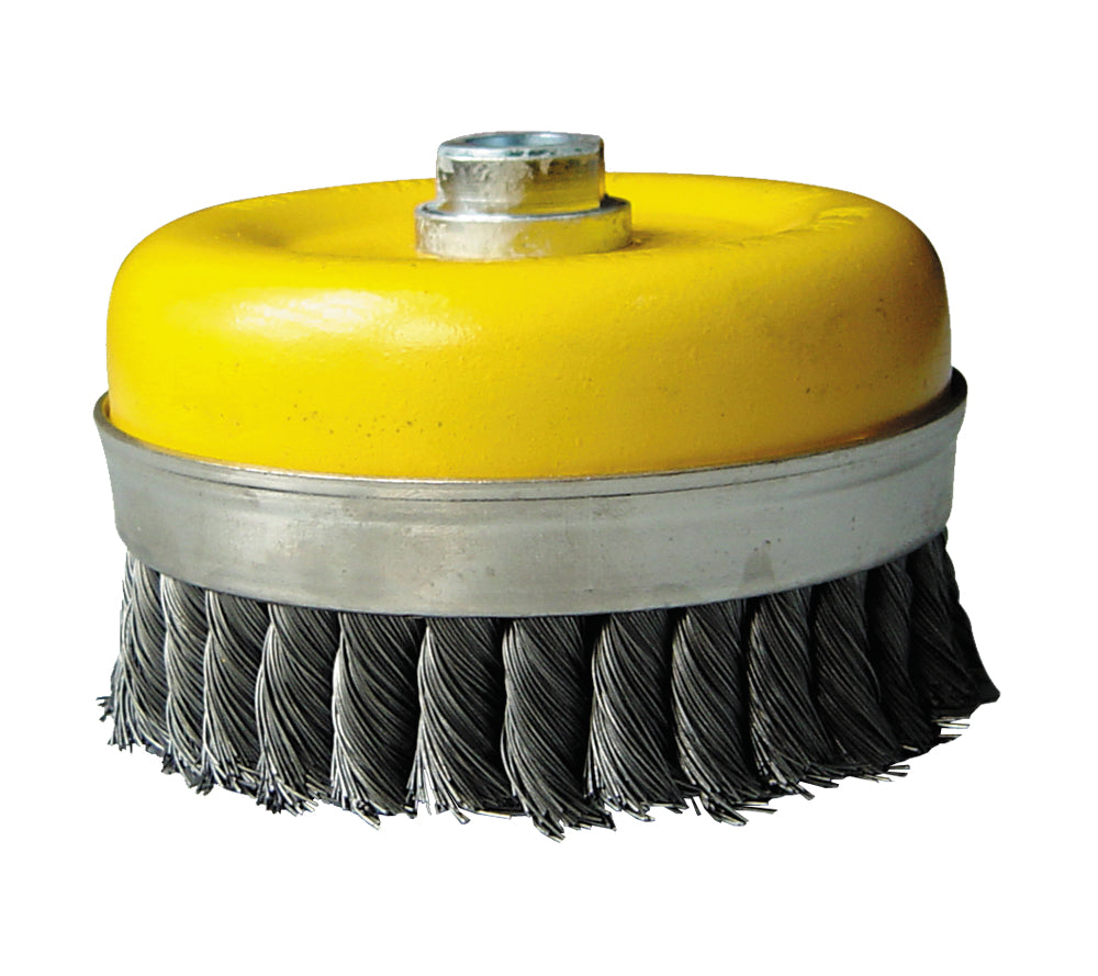 Wire Brush Twist Knotted 80mm FTR080