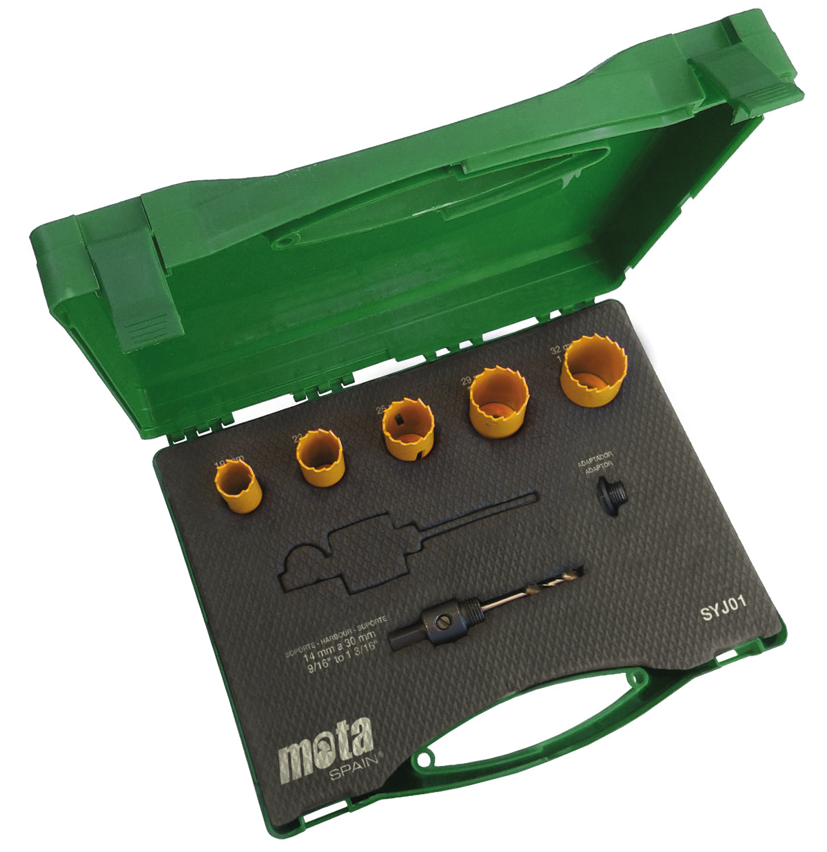 6pc set Bi Metal Hole Saw 19/22/25/29 SYJ01