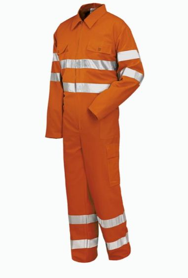 High Vis. Boiler Suit Orange