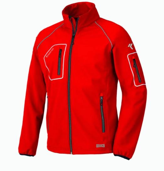 Just Jacket In Softshell Red