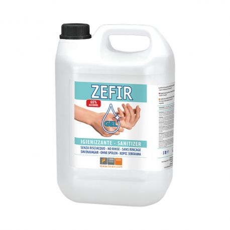SANITIZER GEL ZEFIR 5LTRS
