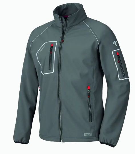 Just Jacket In Softshell Grey – A.Ferriggi