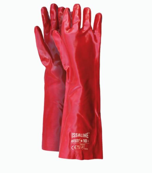 PVC Coated Red Gloves