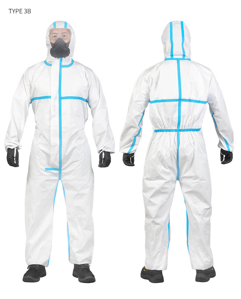 Protective Coveralls White Antiacid KF-PC OS02