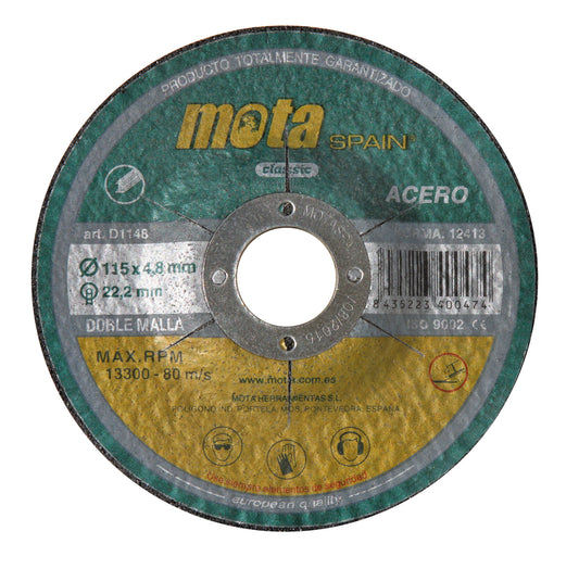 Discs Steel Cutting 115 x 4.8 x 22.2 D1148